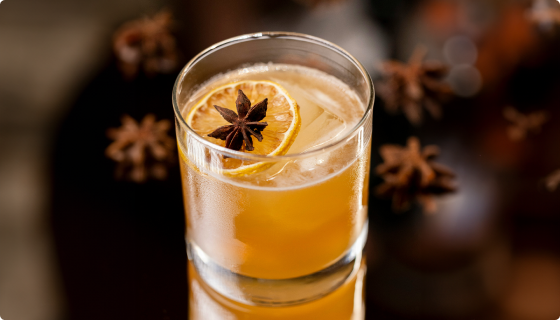 Maple Walnut Old Fashioned with Pollinator Bourbon