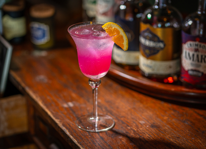 Crimson Pride highball
