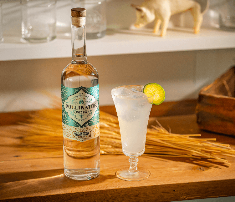 Handcrafted vodka and cocktail pairing made with non-GMO ingredients